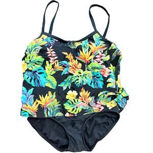 Maxine of Hollywood petite large Full coverage swimwear one-piece tummy control
